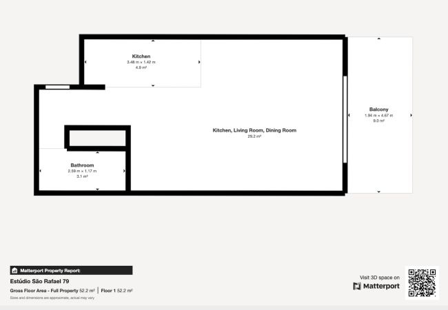 Estúdio em Albufeira - Apartamento Studio São Rafael, 450m Praia Estúdio em Albufeira - Apartamento Studio São Rafael, 450m Praia
